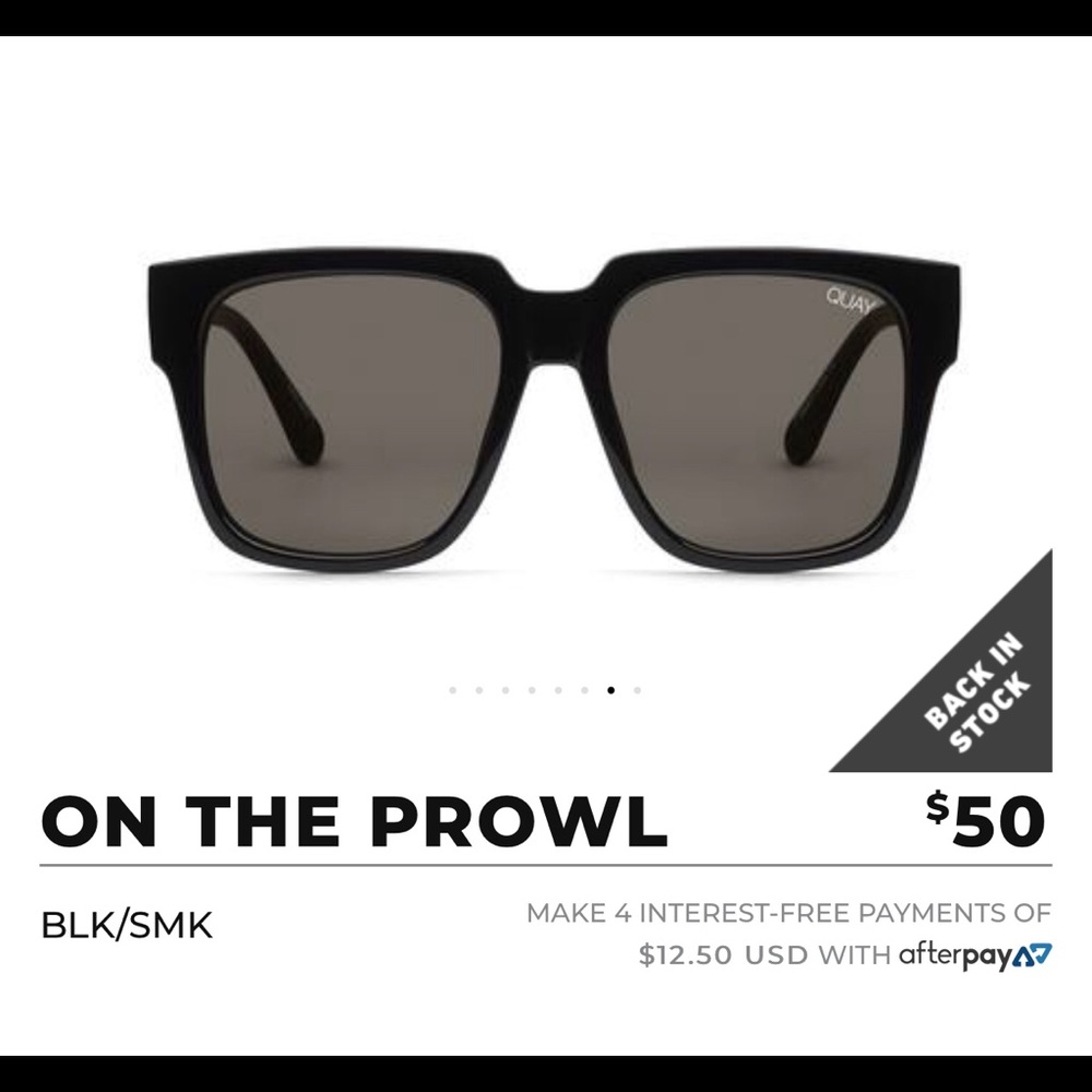 QUAY on the prowl sunglasses